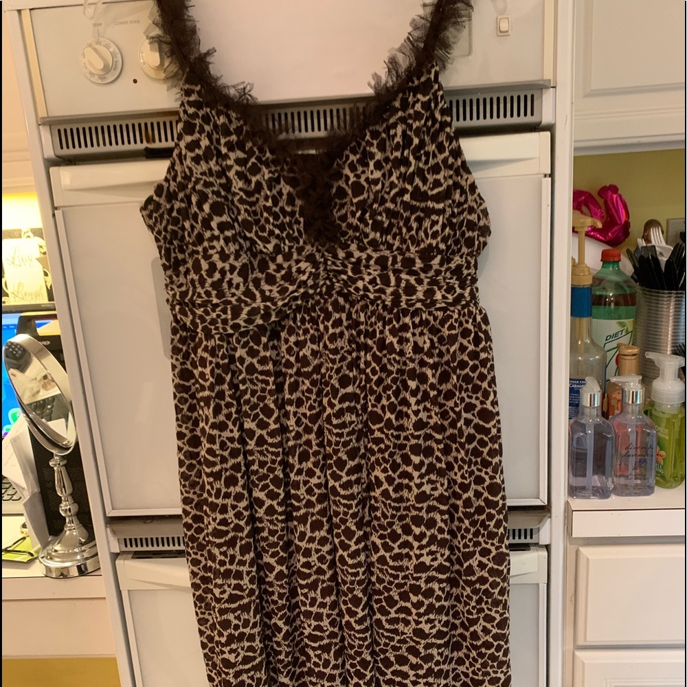 Plus size  leopard dress